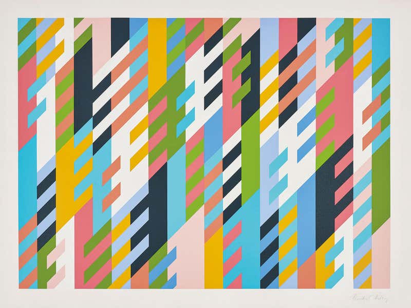 Bridget Riley - Elapse For Sale at 1stDibs