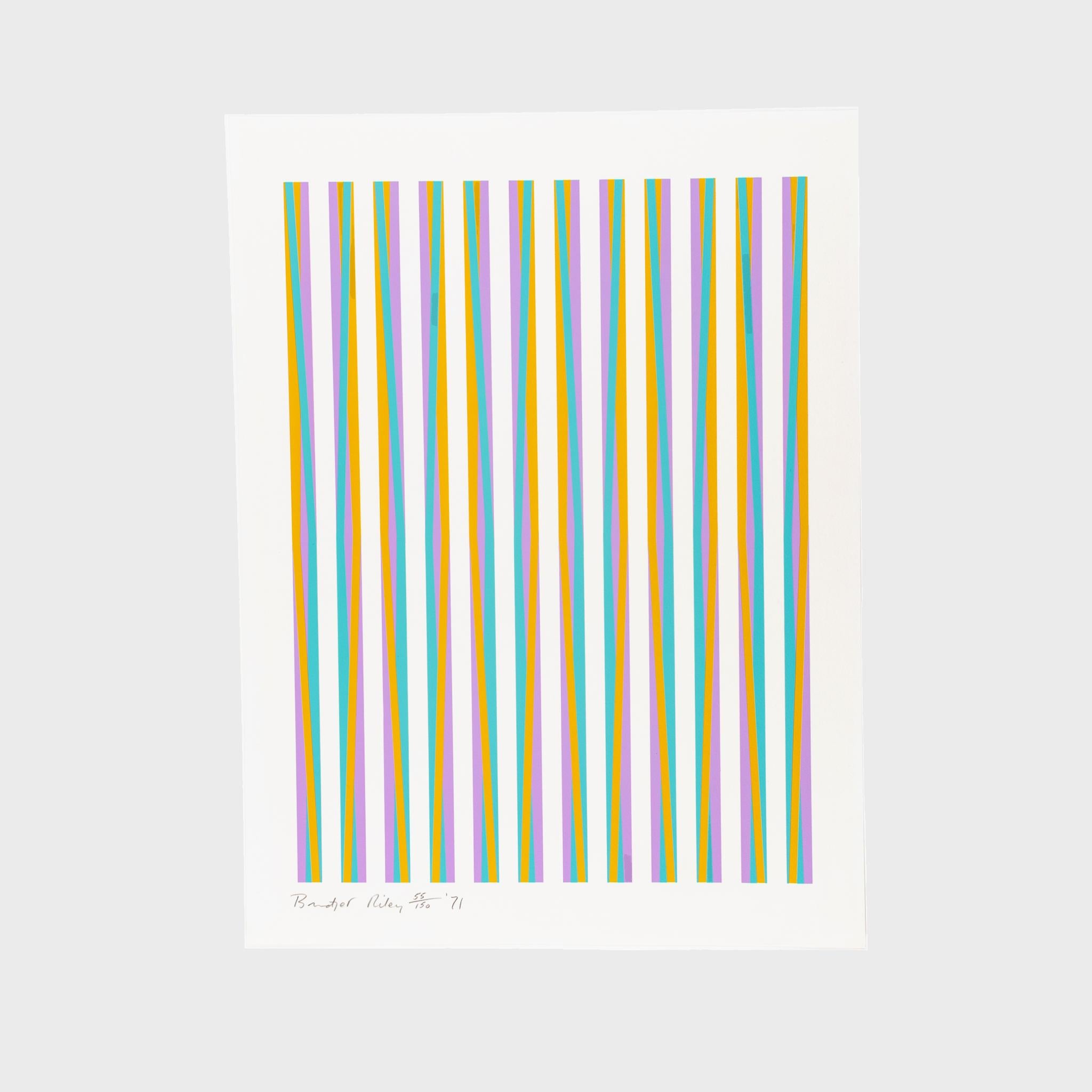 What artwork made Bridget Riley famous?