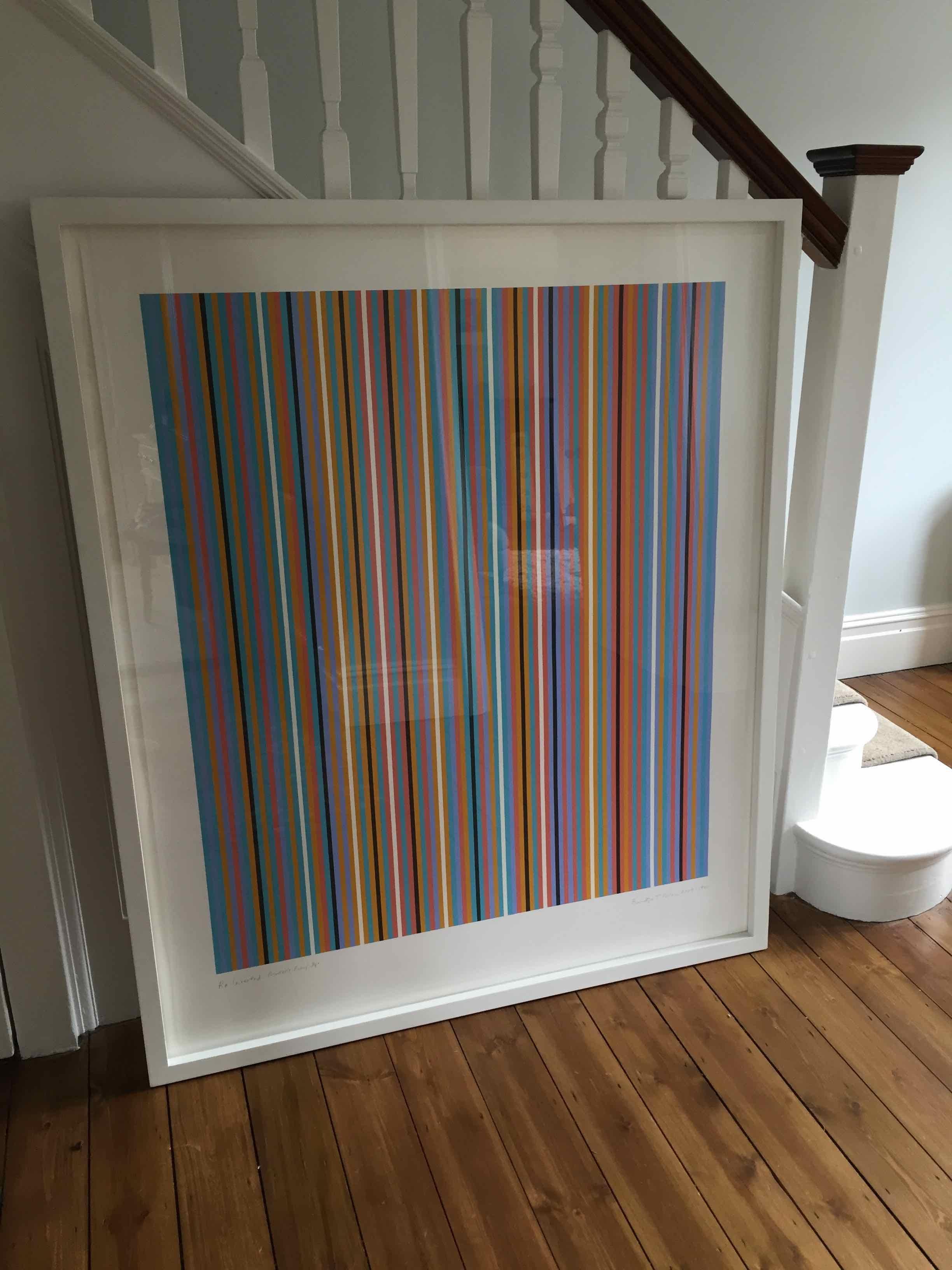 Ra Inverted (Schubert 69), Limited Edition Screen Print by Bridget Riley 1