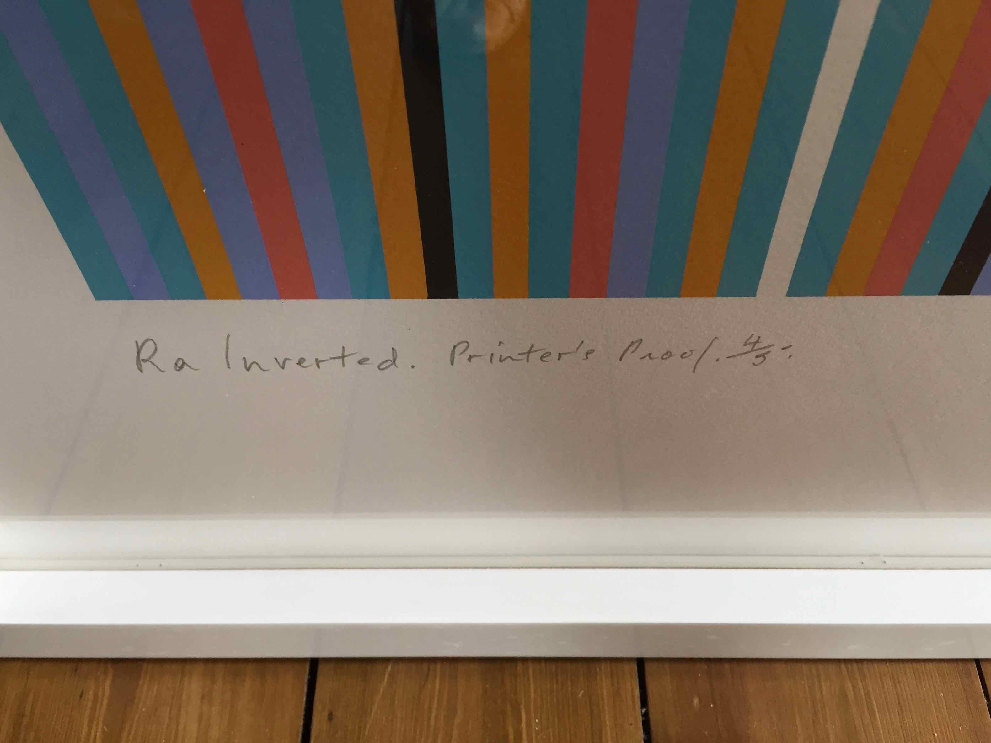 Ra Inverted (Schubert 69), Limited Edition Screen Print by Bridget Riley 3
