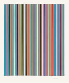 Ra Inverted (Schubert 69), Limited Edition Screen Print by Bridget Riley