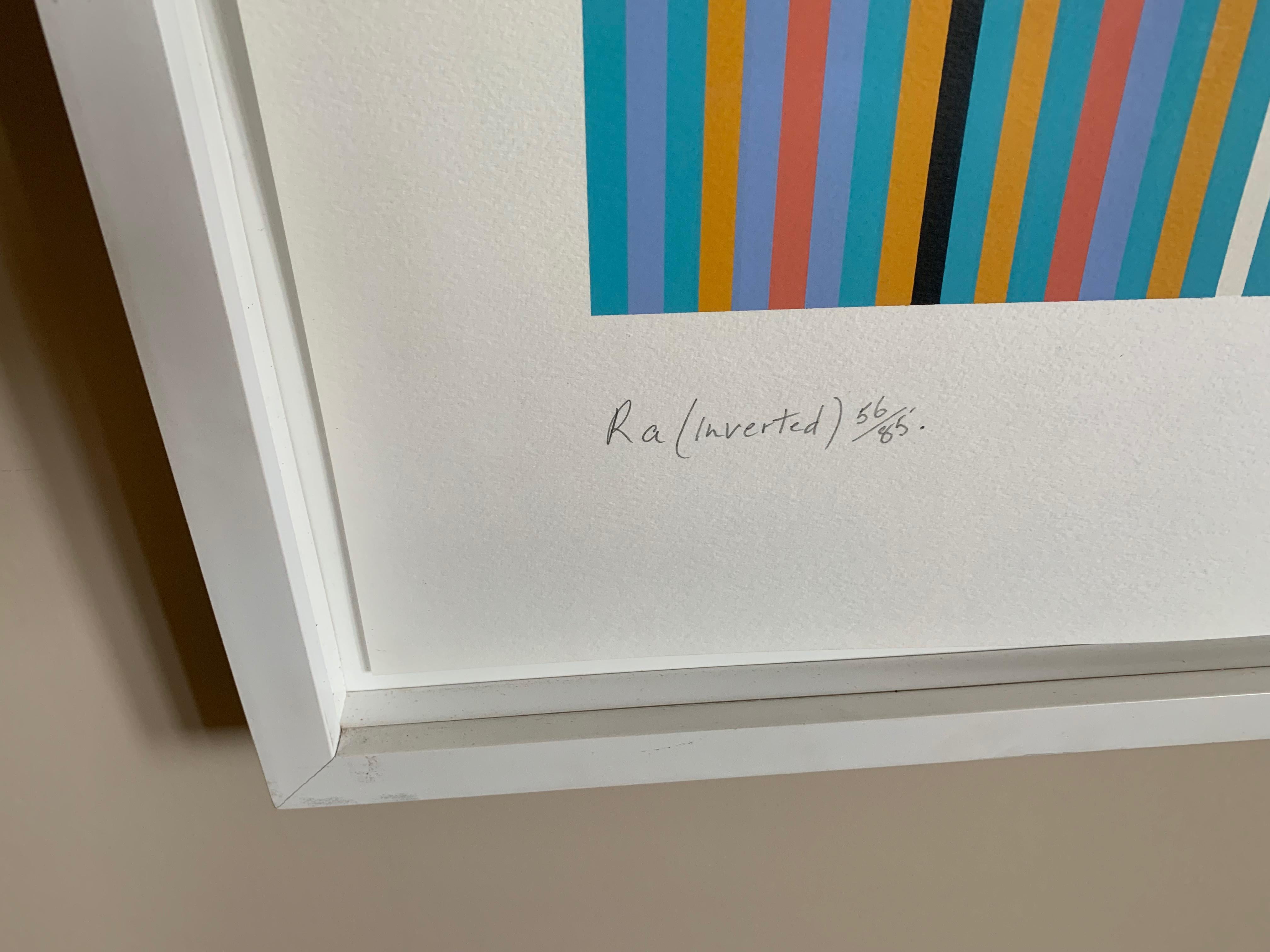 Ra Inverted (Schubert 69), Limited Edition Screen Print by Bridget Riley For Sale 6