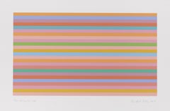 Rose Horizontal -- Screen Print, Stripes, Patterns, Op Art by Bridget Riley