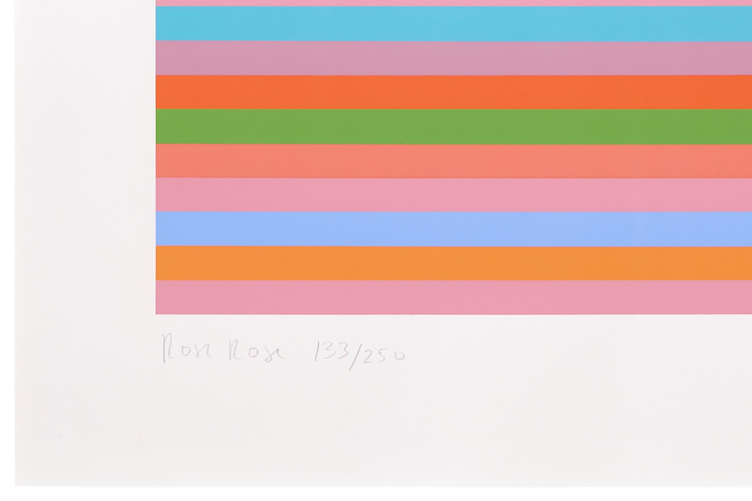 Rose Rose -- Serigrafia, Arte astratta, Op di Bridget Riley 1