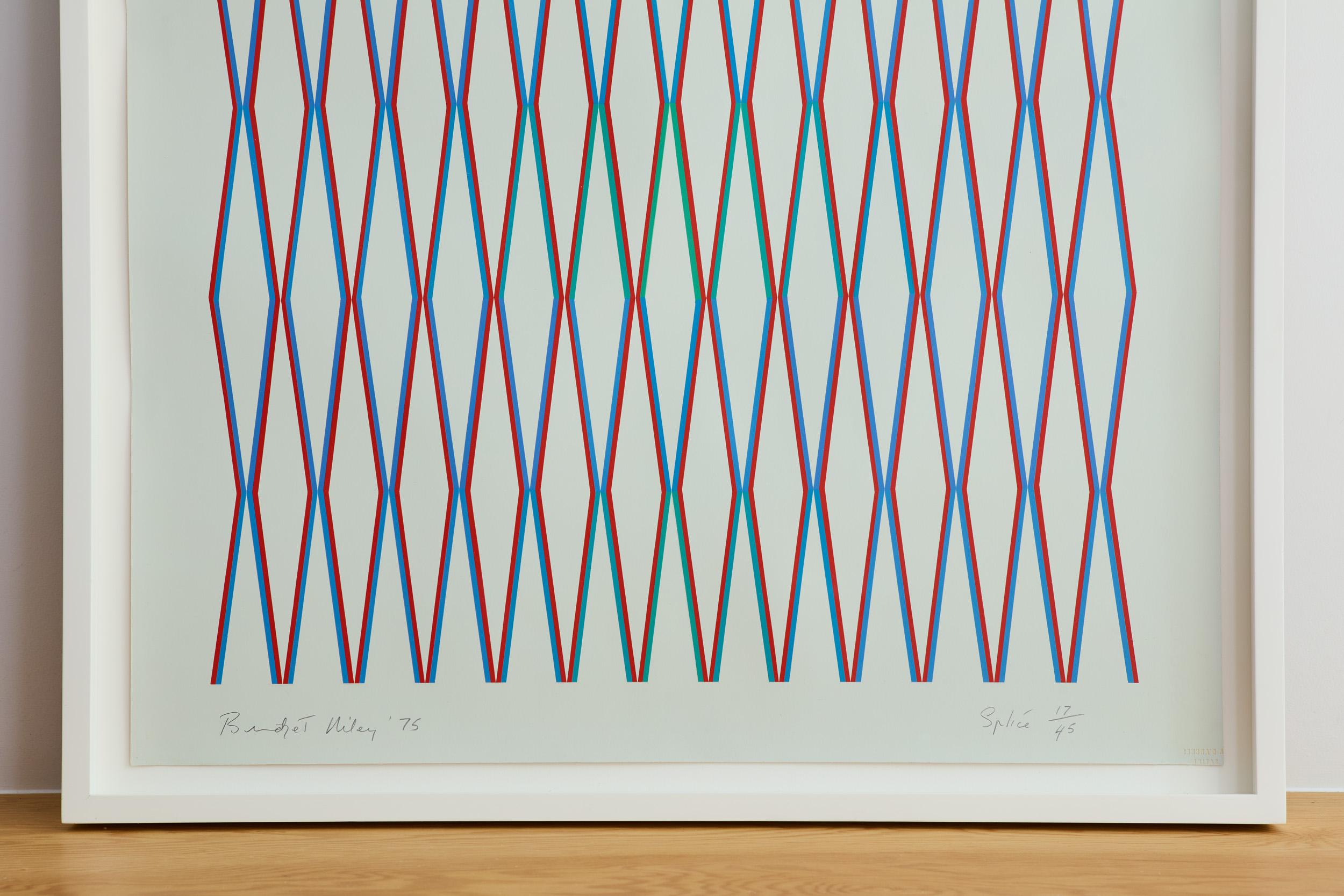 Splice -- Grabado, Geométrico, Abstracto, Op Art de Bridget RIley - Print de Bridget Riley