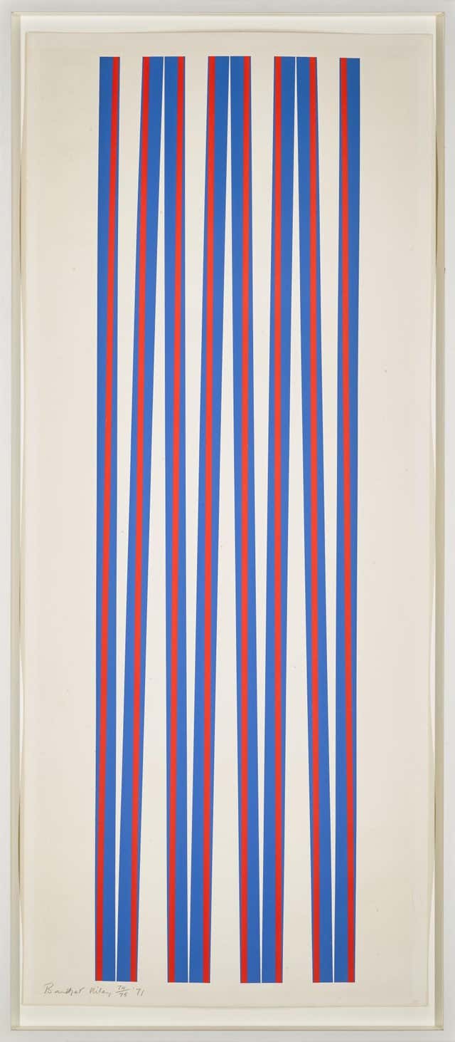 Bridget Riley - Leap - Bridget Riley, Abstract Art, Op Art ...
