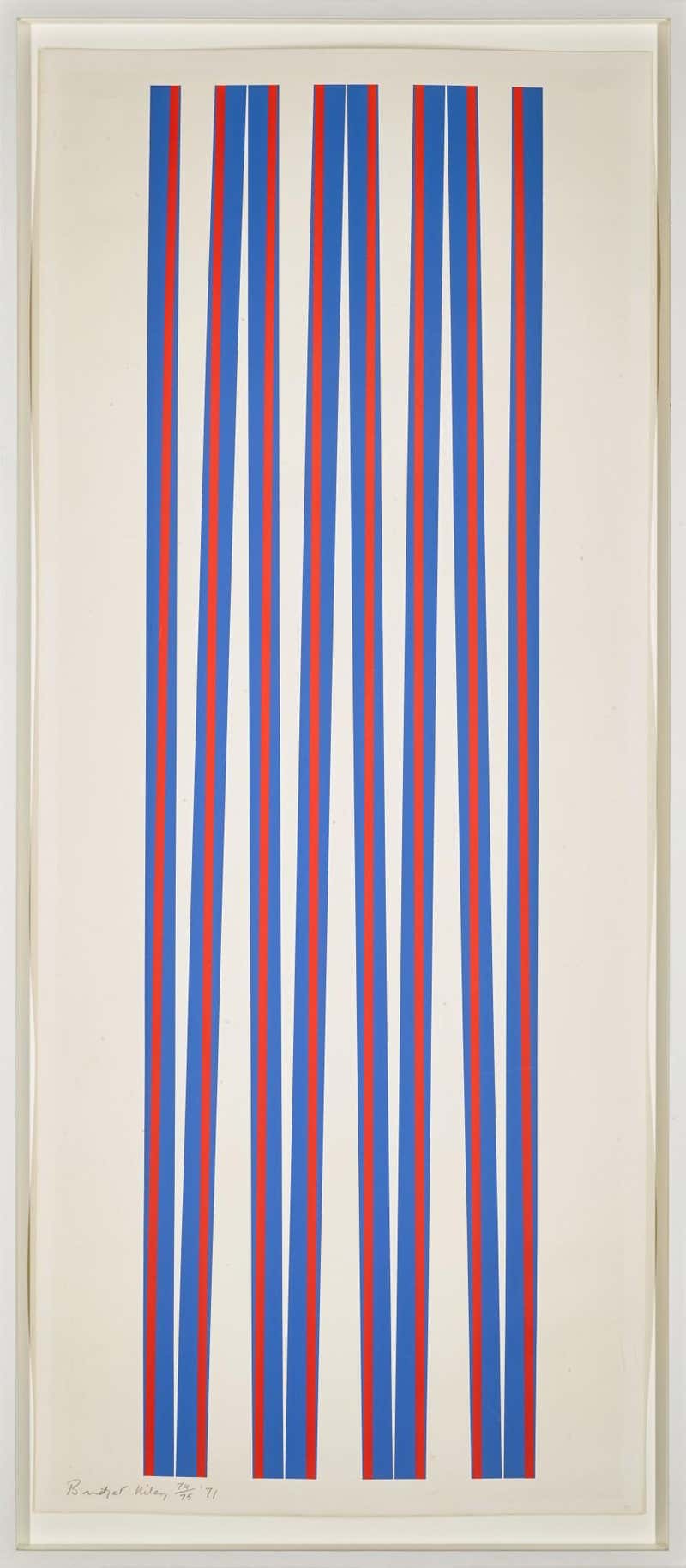 Bridget Riley - Leap - Bridget Riley, Abstract Art, Op Art ...