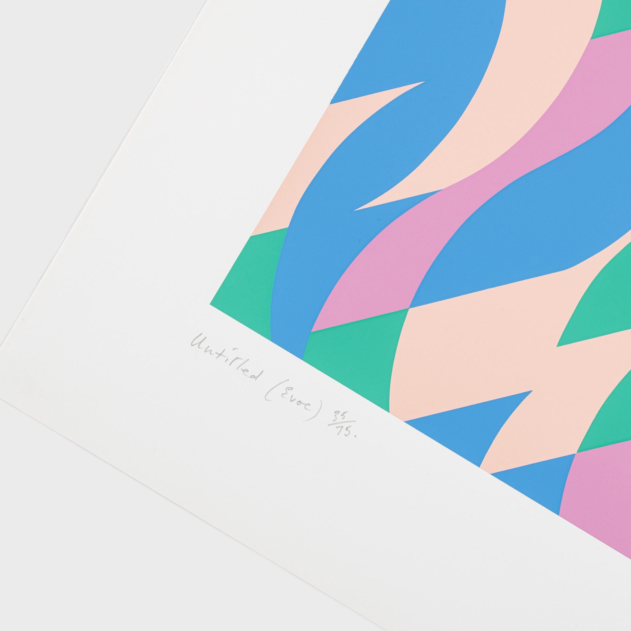 Unbetitelt (Evoe) – Print von Bridget Riley