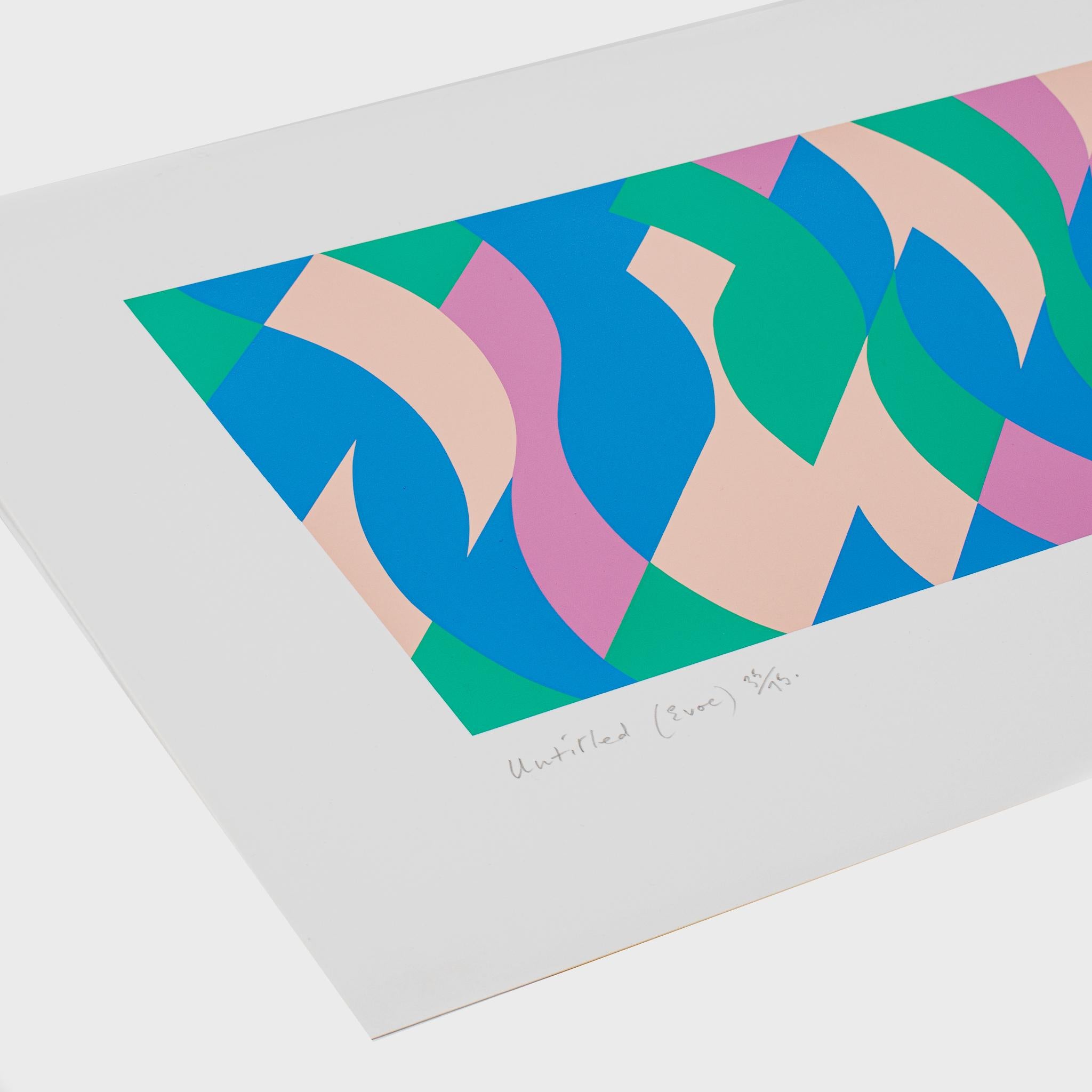Unbetitelt (Evoe) (Zeitgenössisch), Print, von Bridget Riley