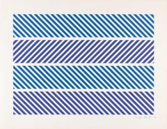 Untitled -- Print, Screen Print, Stripes, Patterns, Op Art by Bridget Riley