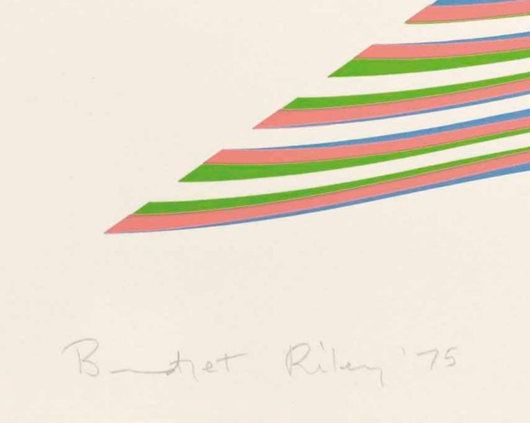 Bridget Riley - Untitled [Wave] -- Screen Print, Stripes, Lines, Op Art ...