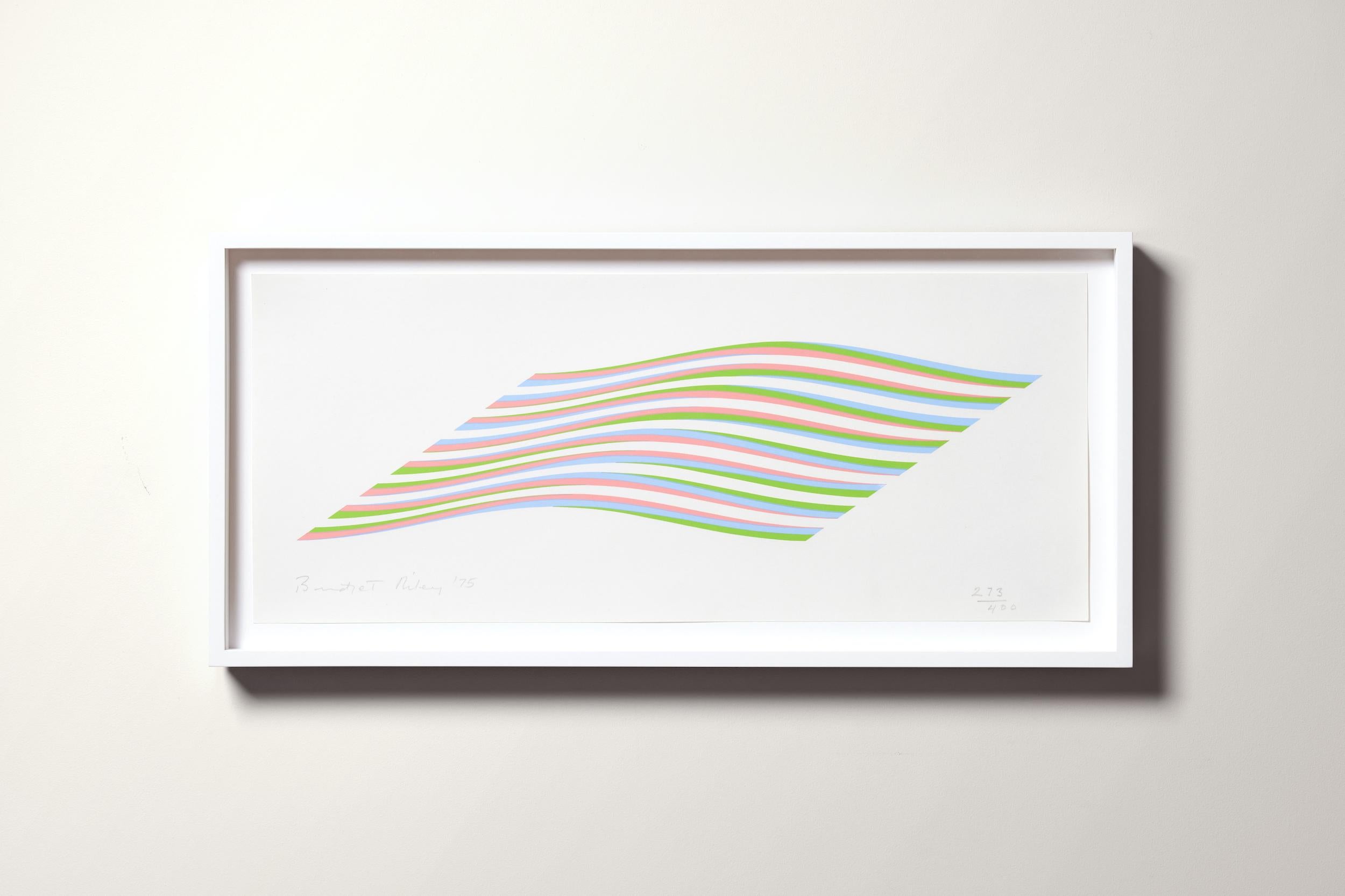 Untitled [Wave] -- Screen Print, Stripes, Lines, Op Art by Bridget Riley For Sale 3