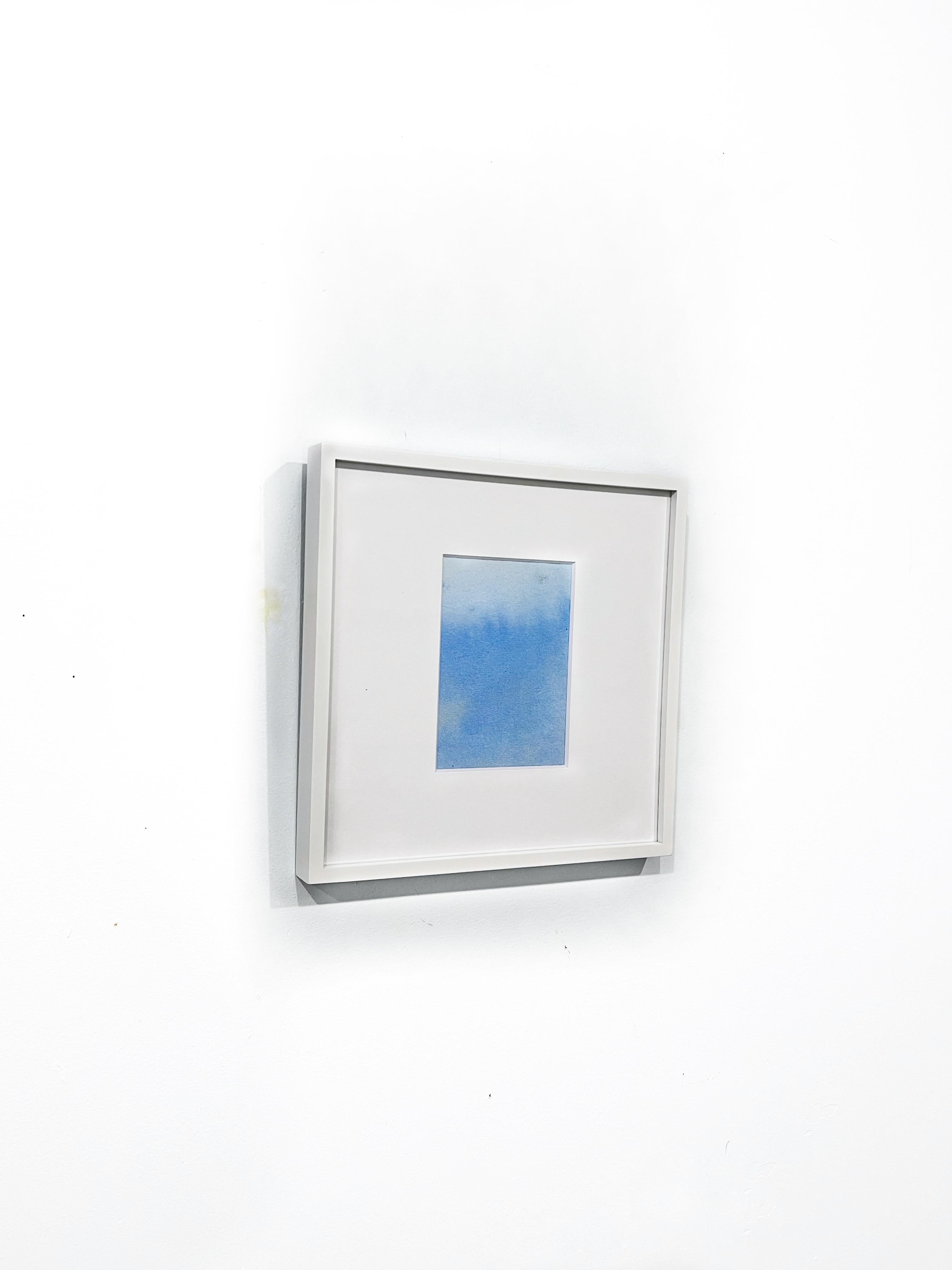 Color Field Light Blue Gradient Painting  - Art by Bridgette Duran