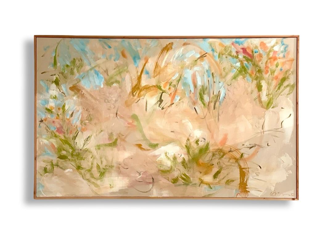 Bridgette Duran Abstract Painting - Wildflowers 