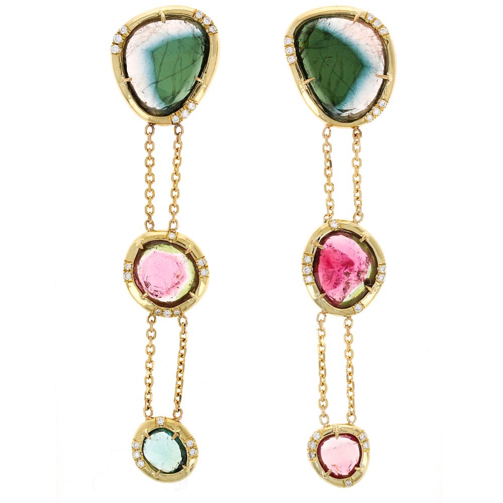 Aesthetic Movement Bridgette Earrings For Sale