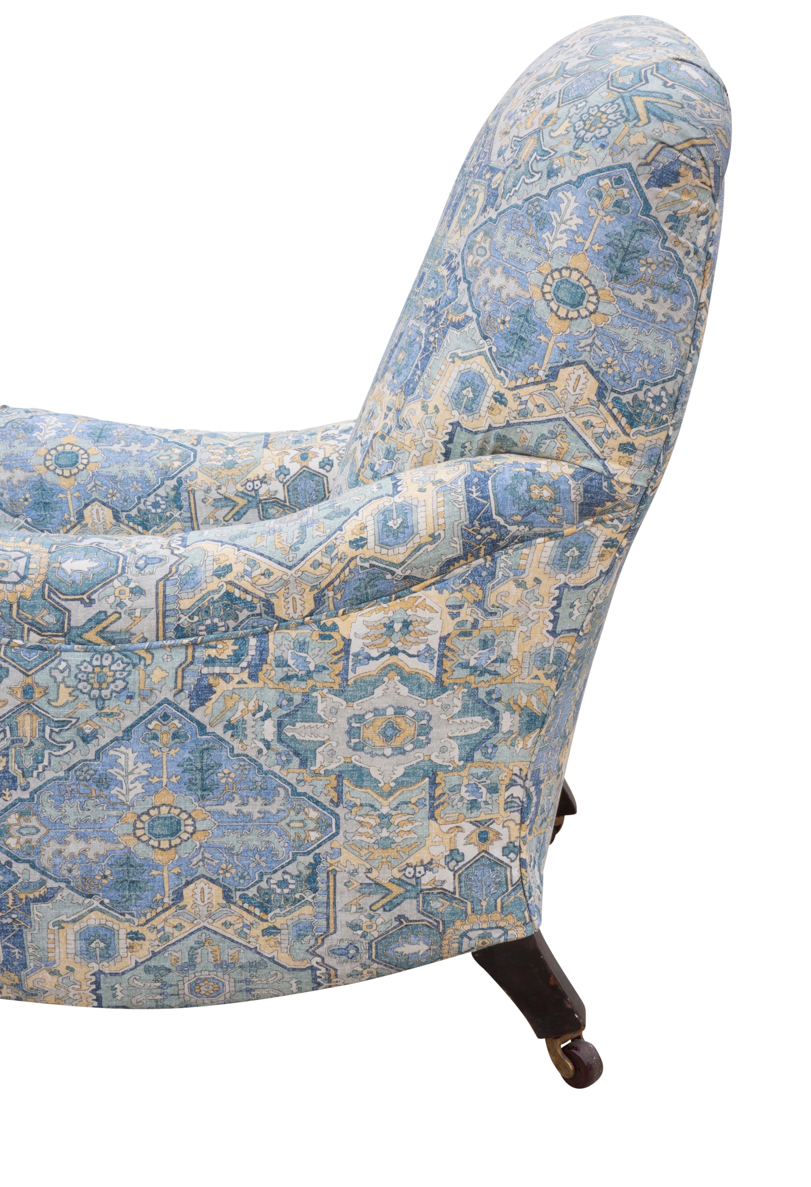 Bridgewater Style Upholstered Armchair For Sale 6