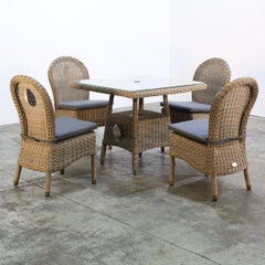 Bridgman Rattan Kensington Esszimmertisch & Esszimmerstuhl Set