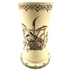 Bridgwood & Clarke Ironstone Aesthetic ‘Orchid’ Toothbrush Holder, circa 1860