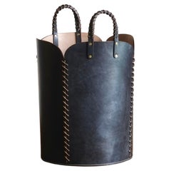 Bridle Leather Utility Basket