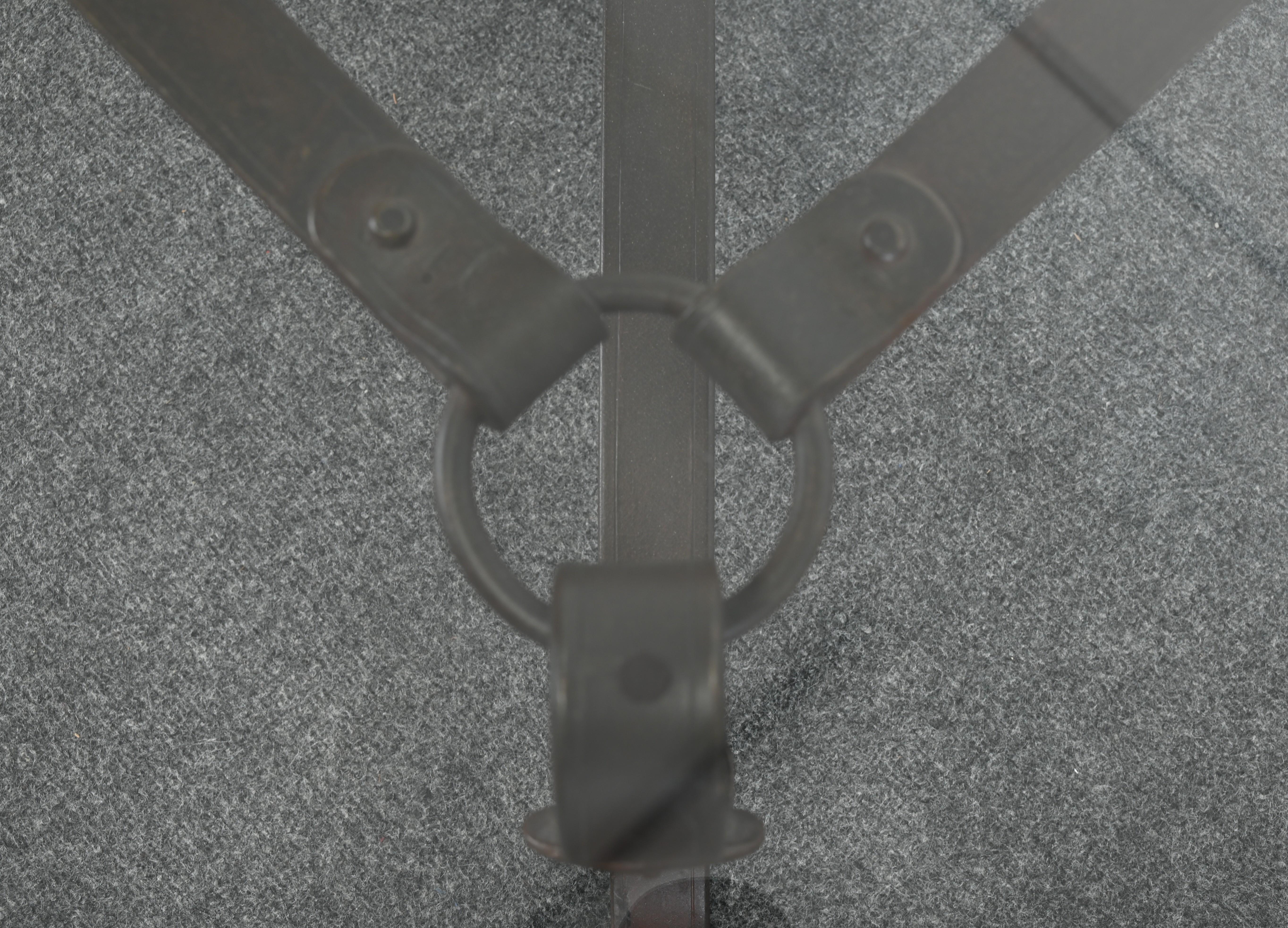 Bridle Strap Coffee Table in the Manner of Hermes, 20th Century For Sale 15