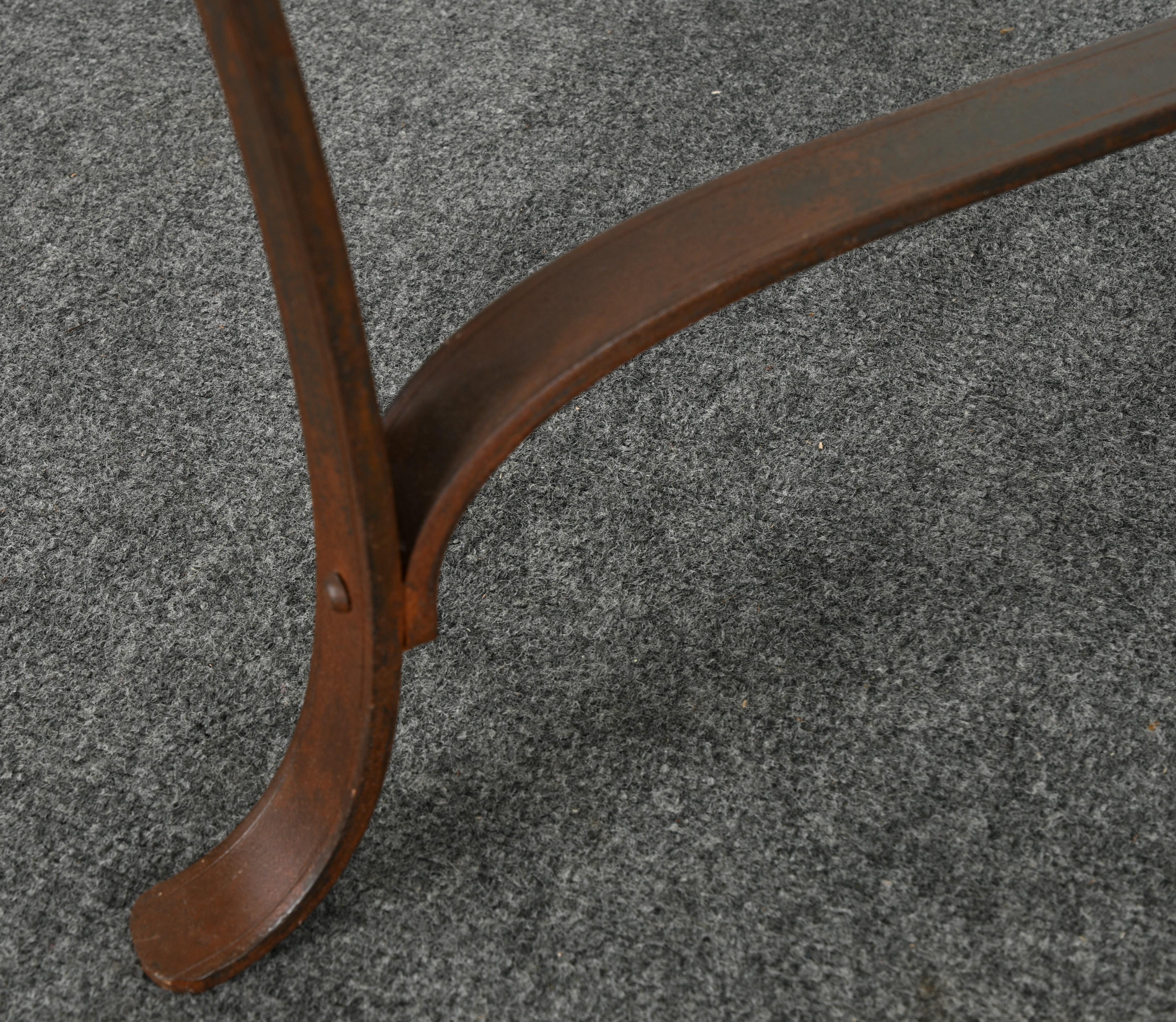 Bridle Strap Coffee Table in the Manner of Hermes, 20th Century 2