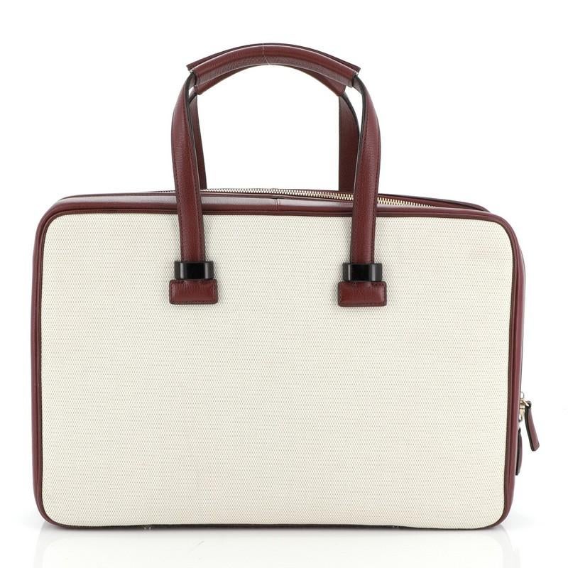 Briefcase Canvas Large In Fair Condition In NY, NY