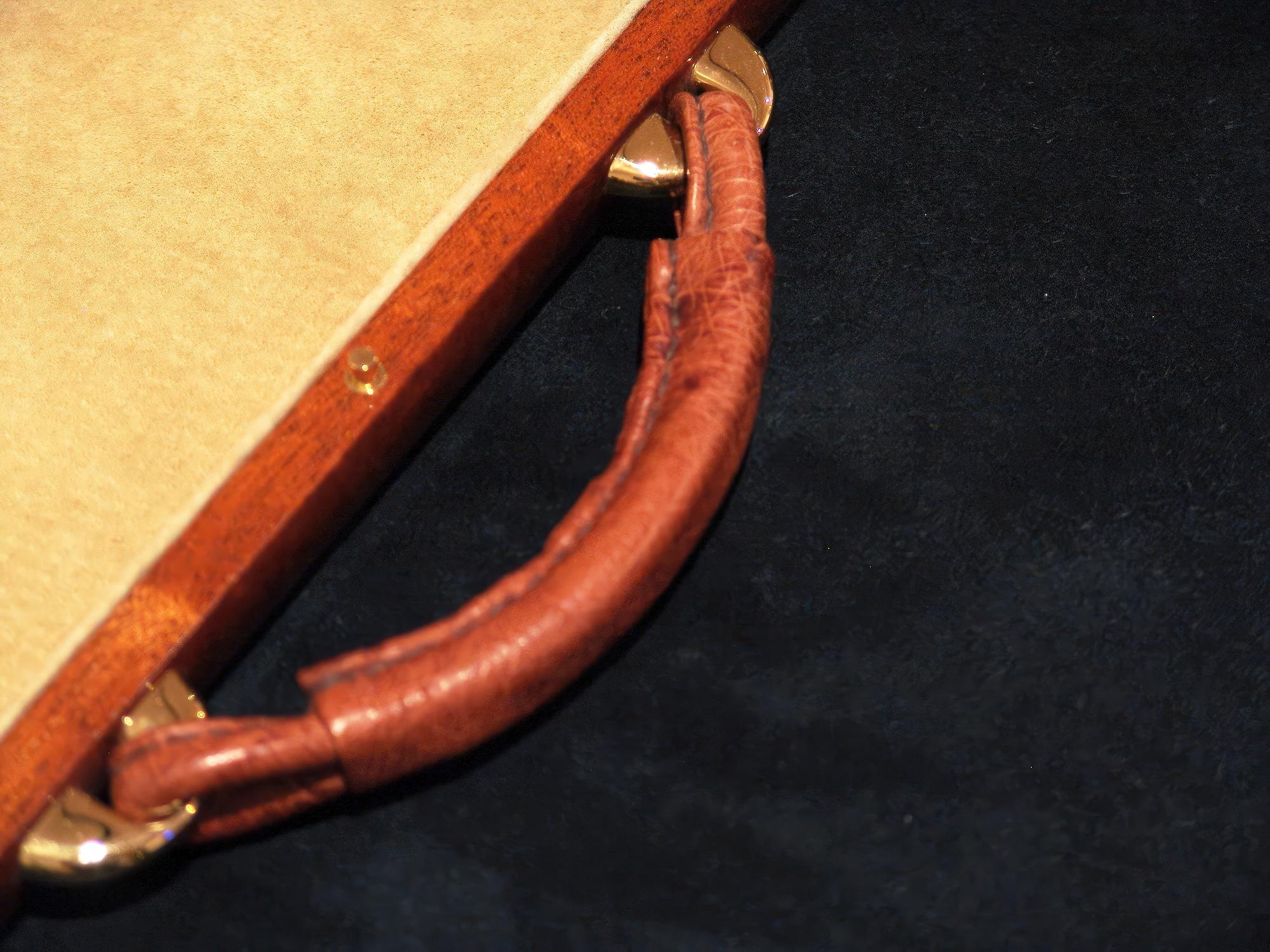 Maletín - Nogal con incrustaciones de Tulipwood - Maletín portadocumentos único en su especie Hecho a mano en venta