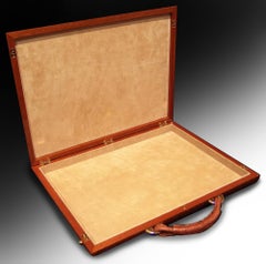 Briefcase with miniature Music Box - One-of-a-Kind Document Case