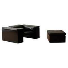 Sillón y otomana «Brigadier», de Cini Boeri para Knoll