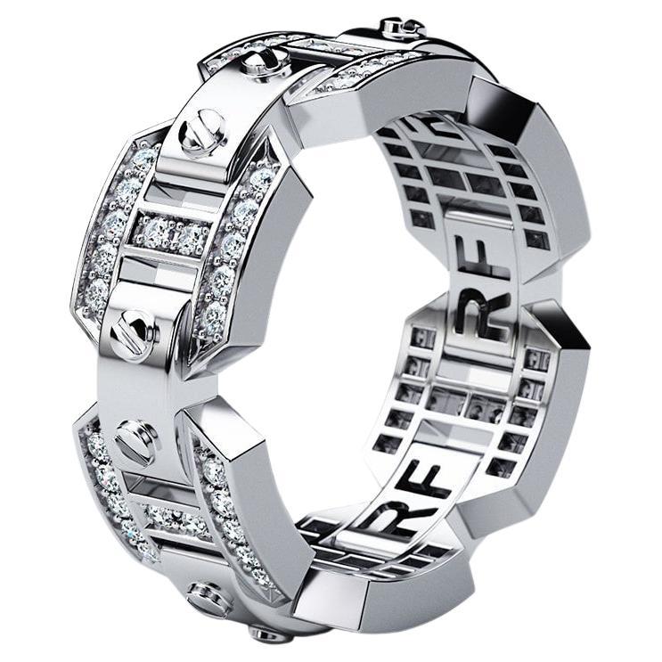 BRIGGS 14k White Gold Ring with 0.70ct Diamonds