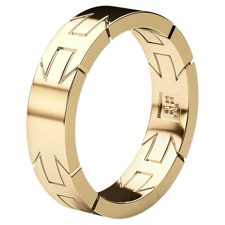 BRIGGS 14k Yellow Gold Ring For Sale