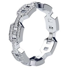 BRIGGS Platinum Ring with 0.24ct Diamonds