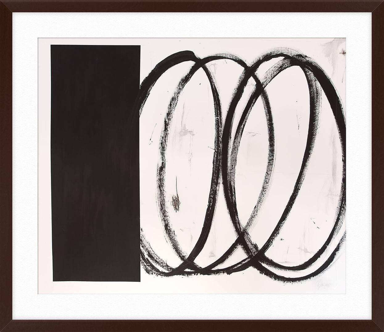 Black Square With Swirls For Sale 2