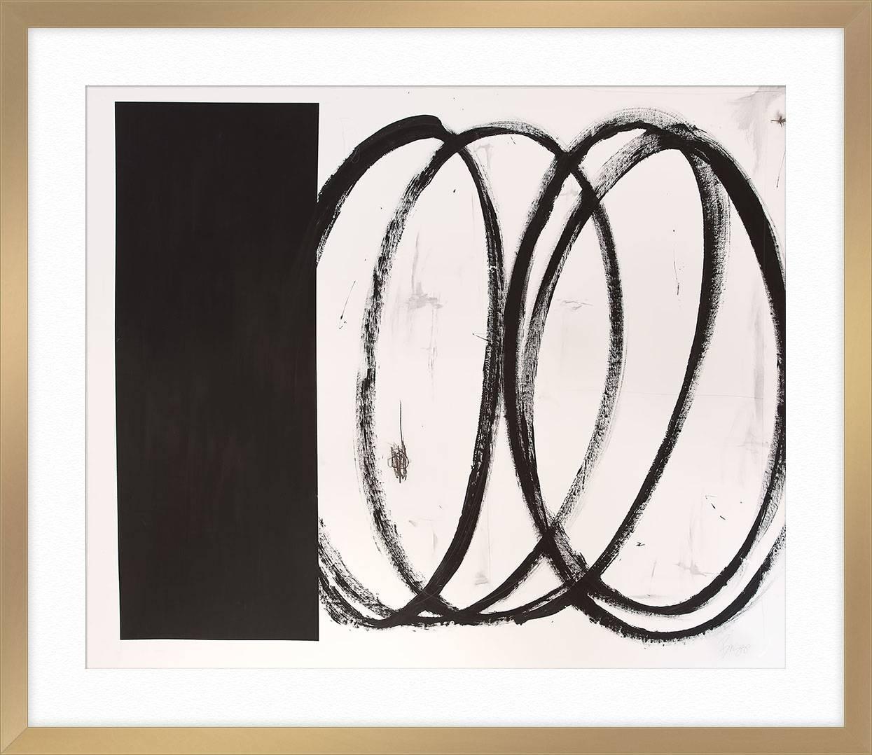 Black Square With Swirls For Sale 4