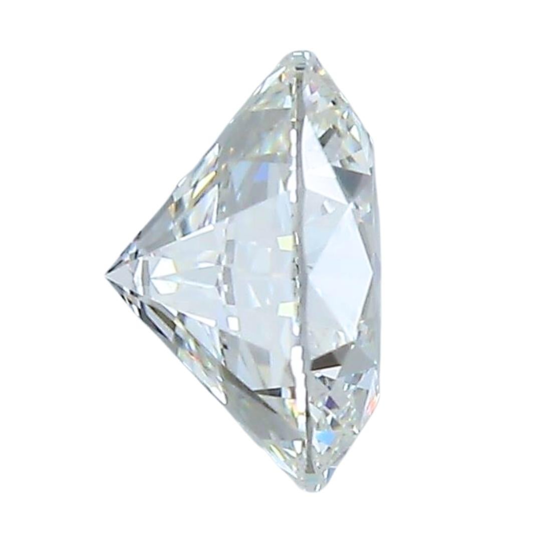 Bright 0.72ct Ideal Cut Round Diamond - GIA Certified In New Condition For Sale In רמת גן, IL