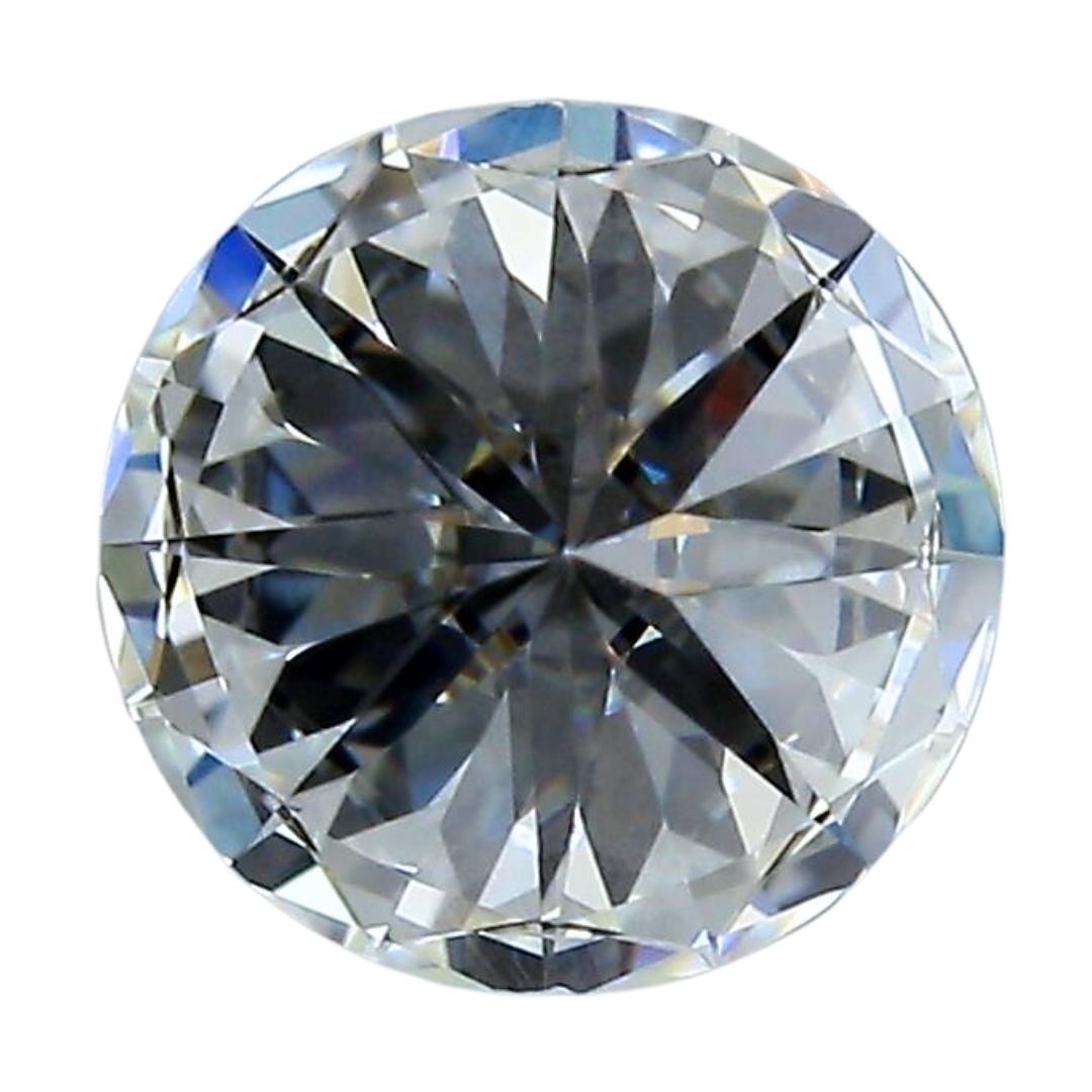 Women's Bright 0.72ct Ideal Cut Round Diamond - GIA Certified For Sale