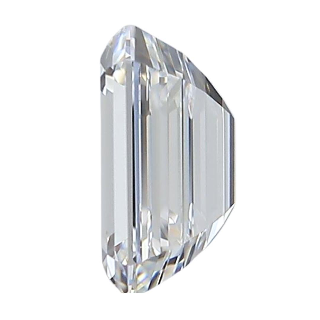 Emerald Cut Bright 1 pc Ideal Cut Natural Diamond w/0.61 ct - GIA Certified For Sale