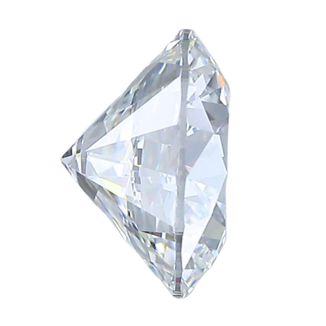 Bright 1.09ct Ideal Cut Round Diamond - GIA Certified In New Condition For Sale In רמת גן, IL