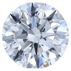 Diamant rond brillant de 1.09 carats à taille idéale - certifié GIA