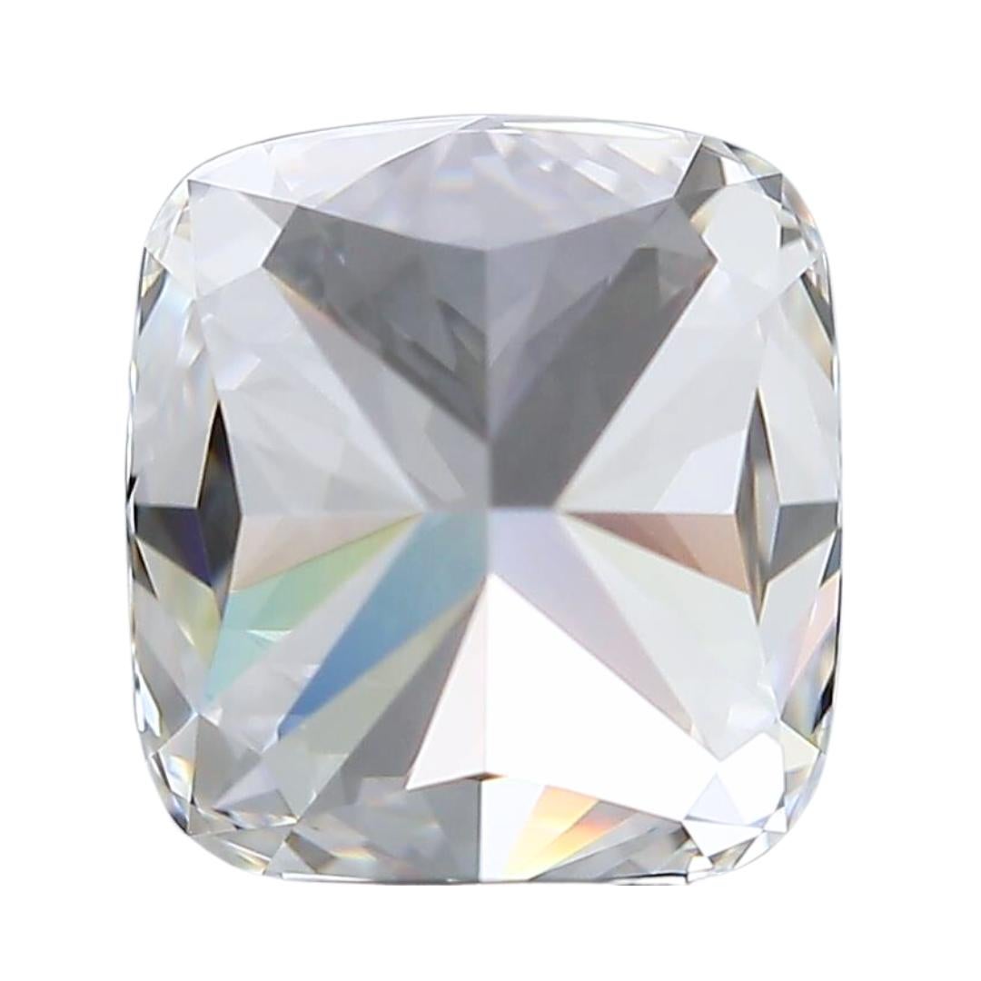 Women's Bright 1.50ct Ideal Cut Cushion Diamond - GIA Certified For Sale