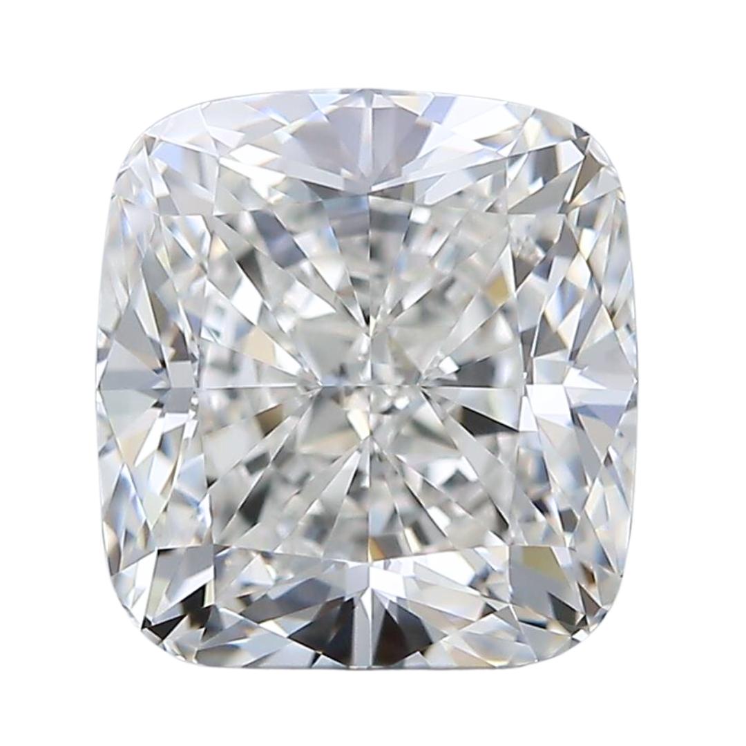Bright 1.50ct Ideal Cut Cushion Diamond - GIA Certified For Sale 2