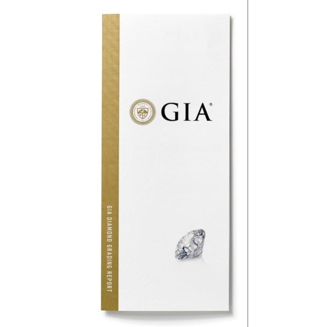 Bright 18K White Gold Pear Diamond Pendant w/ 1.17ct - GIA Certified For Sale 3