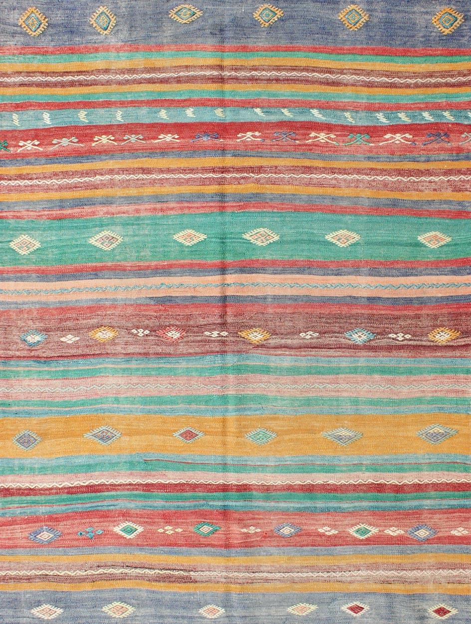 colorful kilim rug