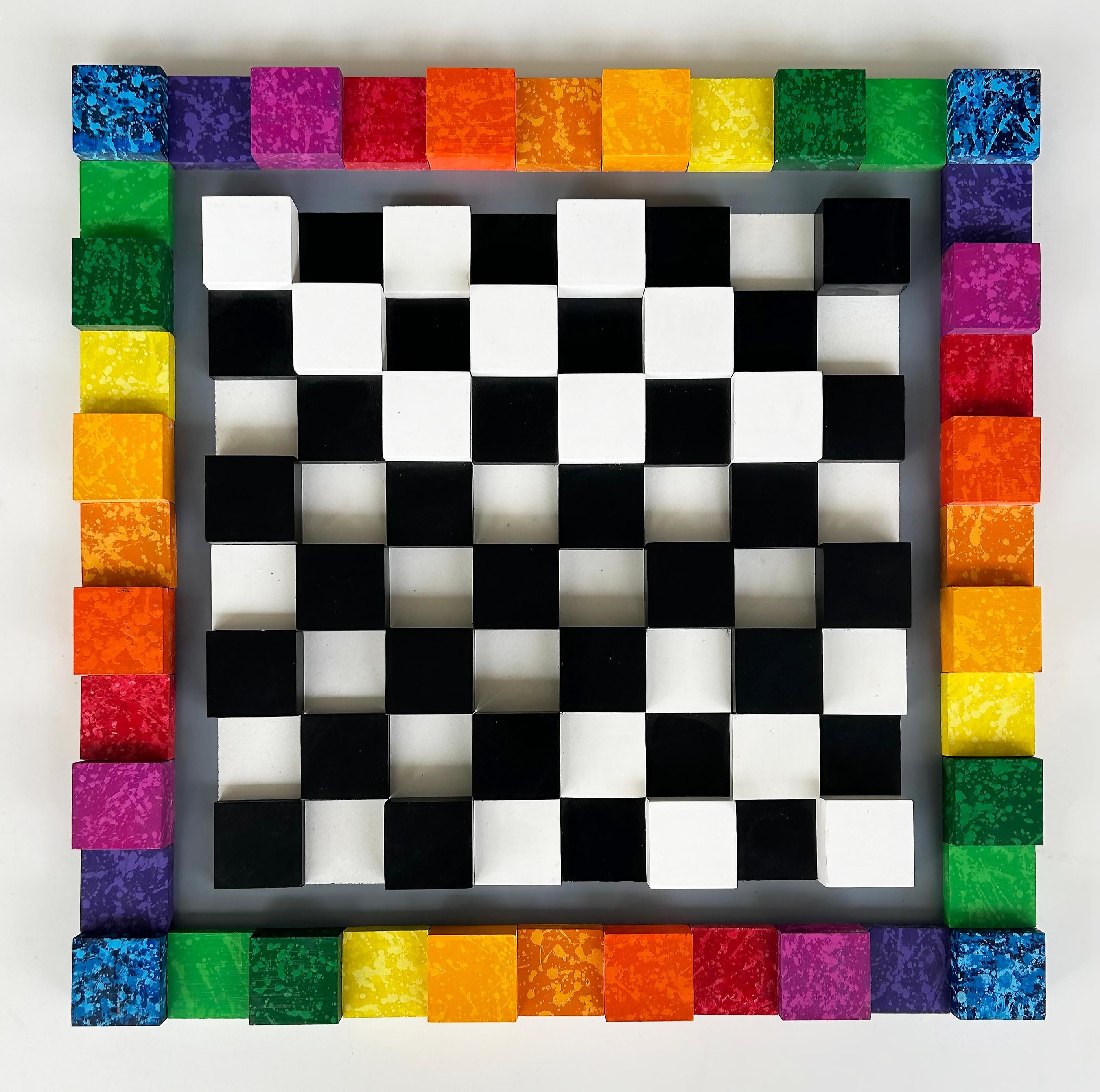 Modern Bright and Colorful Optical Art 