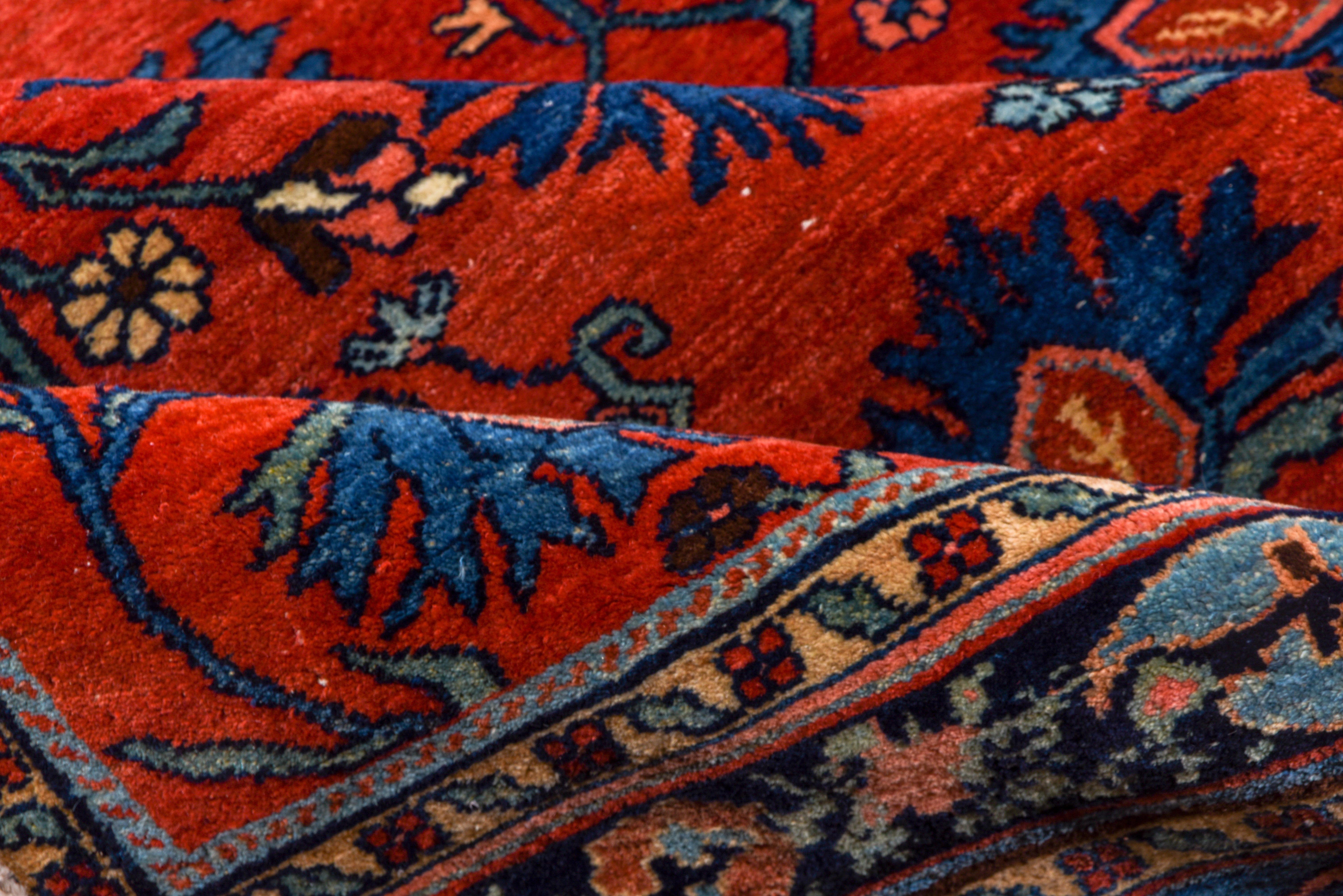 Bright Antique Persian Bidjar Carpet, circa 1900s For Sale 2