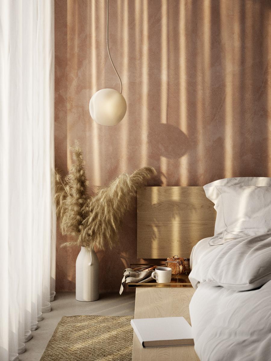 Lampada a sospensione Barocco Bright di Nordic Tales
Creato da Jona Hoejgaard
Dimensioni: Ø 20 x H. 20 cm.
Materiali: Vetro e ottone.
Finitura: Crema Corde tessili.

Tutte le nostre lampade possono essere cablate a seconda del Paese. Se viene