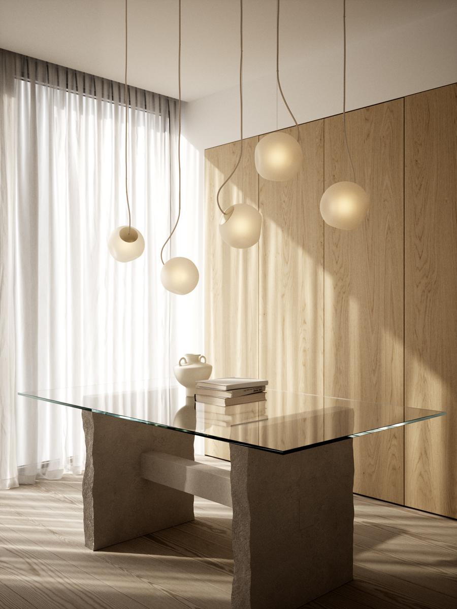 Postmoderno Lampada a sospensione Barocco Bright di Nordic Tales in vendita