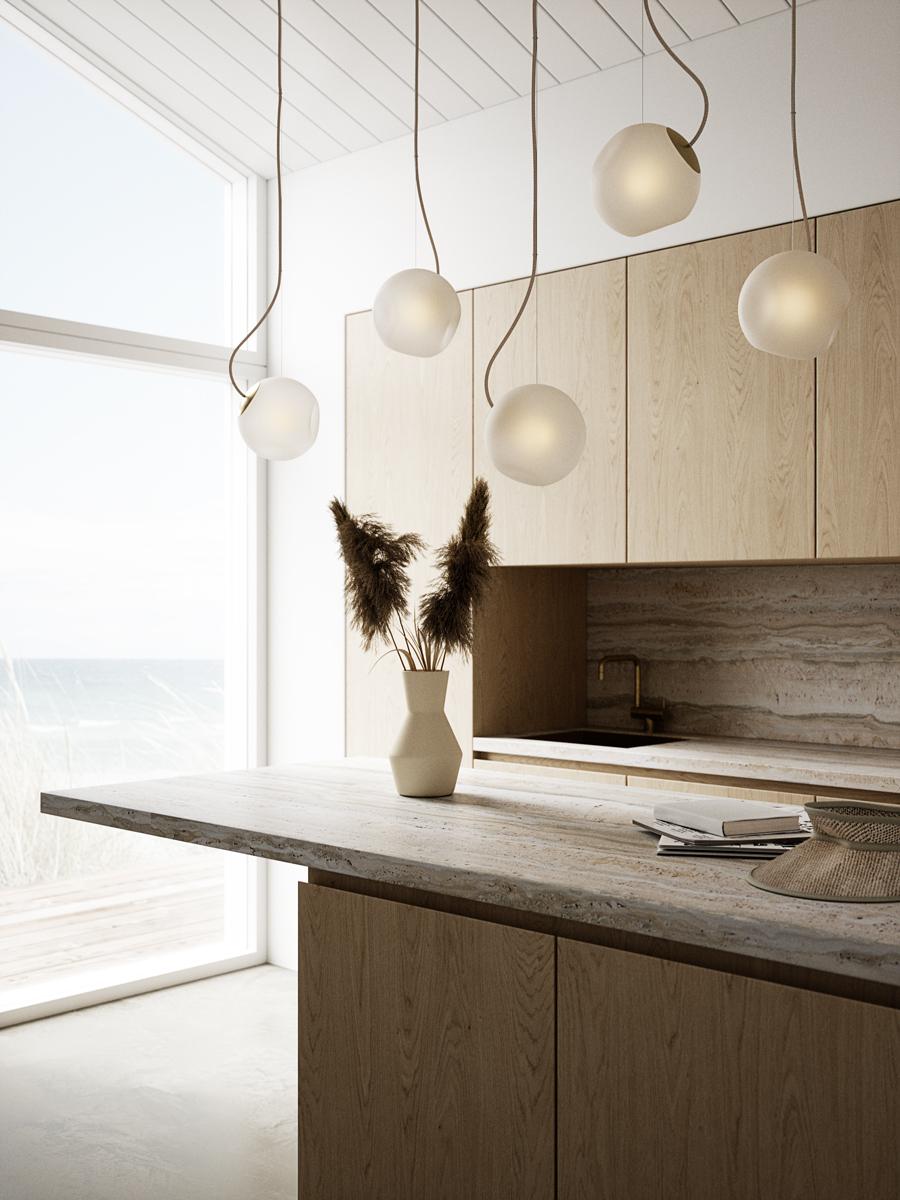 Danese Lampada a sospensione Barocco Bright di Nordic Tales in vendita