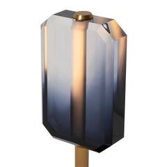 Bright Blue Plexi Table Lamp