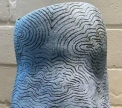 Bright Blue Vessel With Glazed Interior by Katie Braida